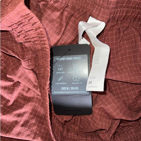 New Fabletics Ripstop Cargo Jogger womens Sepia stripe size M - Picture 6 of 7